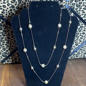 Vintage Alfani Gold-Tone Beaded Strand Necklace